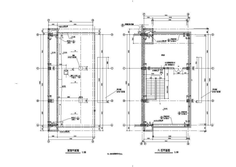 某商业街塔<a href=https://www.yitu.cn/su/8159.html target=_blank class=infotextkey>楼</a>建筑施工<a href=https://www.yitu.cn/su/7590.html target=_blank class=infotextkey>设计</a>CAD图