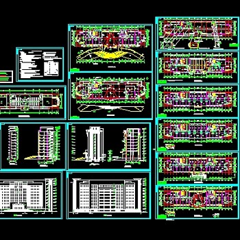 某公安机关主办公楼建施图