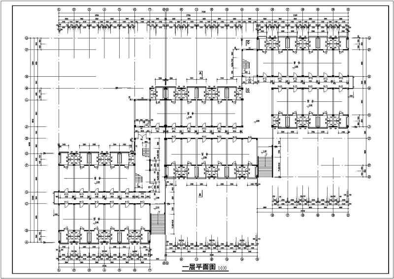 某学院<a href=https://www.yitu.cn/su/7460.html target=_blank class=infotextkey>宿舍</a><a href=https://www.yitu.cn/su/8159.html target=_blank class=infotextkey>楼</a>建筑<a href=https://www.yitu.cn/su/7590.html target=_blank class=infotextkey>设计</a><a href=https://www.yitu.cn/su/7937.html target=_blank class=infotextkey>图纸</a>