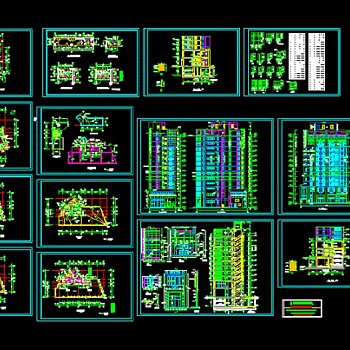 某办公楼建筑全套详细施工图