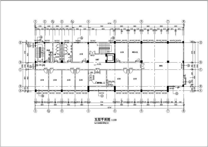 某工商局六层框剪结构<a href=https://www.yitu.cn/su/8081.html target=_blank class=infotextkey>办公<a href=https://www.yitu.cn/su/8159.html target=_blank class=infotextkey>楼</a></a>建筑<a href=https://www.yitu.cn/su/7590.html target=_blank class=infotextkey>设计</a>施工图