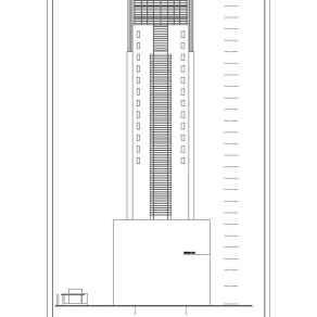 26层高层综合办公楼施工图附带效果图