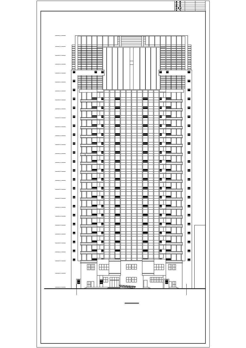 26层高层综合<a href=https://www.yitu.cn/su/8081.html target=_blank class=infotextkey>办公<a href=https://www.yitu.cn/su/8159.html target=_blank class=infotextkey>楼</a></a>施工图附带效果图