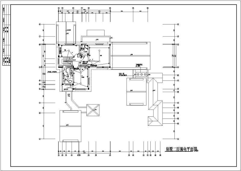典型中国古典别墅施工图