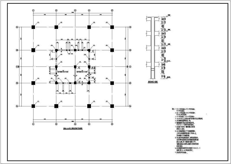 某<a href=https://www.yitu.cn/su/7872.html target=_blank class=infotextkey>地</a>21层框筒结构<a href=https://www.yitu.cn/su/8081.html target=_blank class=infotextkey>办公<a href=https://www.yitu.cn/su/8159.html target=_blank class=infotextkey>楼</a></a><a href=https://www.yitu.cn/su/7872.html target=_blank class=infotextkey>地</a>上部分全套结构施工图