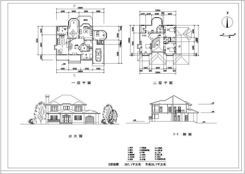 多种<a href=https://www.yitu.cn/su/7489.html target=_blank class=infotextkey>欧式别墅</a>建筑<a href=https://www.yitu.cn/su/7590.html target=_blank class=infotextkey>设计</a>cad方案图