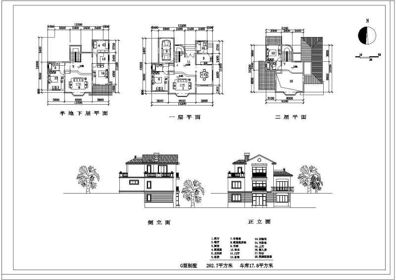 多种<a href=https://www.yitu.cn/su/7489.html target=_blank class=infotextkey>欧式别墅</a>建筑<a href=https://www.yitu.cn/su/7590.html target=_blank class=infotextkey>设计</a>cad方案图