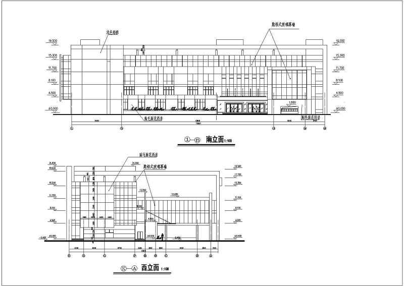 某<a href=https://www.yitu.cn/su/7872.html target=_blank class=infotextkey>地</a>多层电厂<a href=https://www.yitu.cn/su/8081.html target=_blank class=infotextkey>办公<a href=https://www.yitu.cn/su/8159.html target=_blank class=infotextkey>楼</a></a>建筑施工图