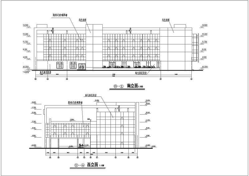 某<a href=https://www.yitu.cn/su/7872.html target=_blank class=infotextkey>地</a>多层电厂<a href=https://www.yitu.cn/su/8081.html target=_blank class=infotextkey>办公<a href=https://www.yitu.cn/su/8159.html target=_blank class=infotextkey>楼</a></a>建筑施工图