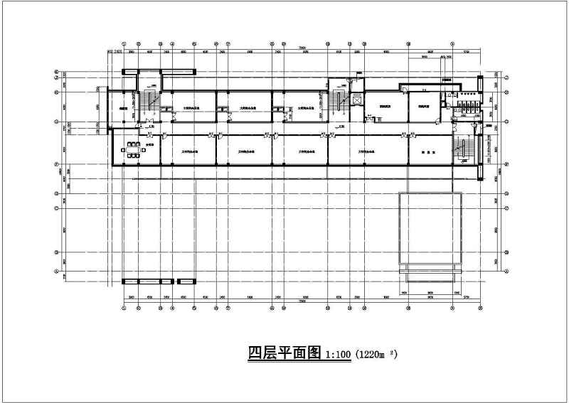 某<a href=https://www.yitu.cn/su/7872.html target=_blank class=infotextkey>地</a>多层电厂<a href=https://www.yitu.cn/su/8081.html target=_blank class=infotextkey>办公<a href=https://www.yitu.cn/su/8159.html target=_blank class=infotextkey>楼</a></a>建筑施工图