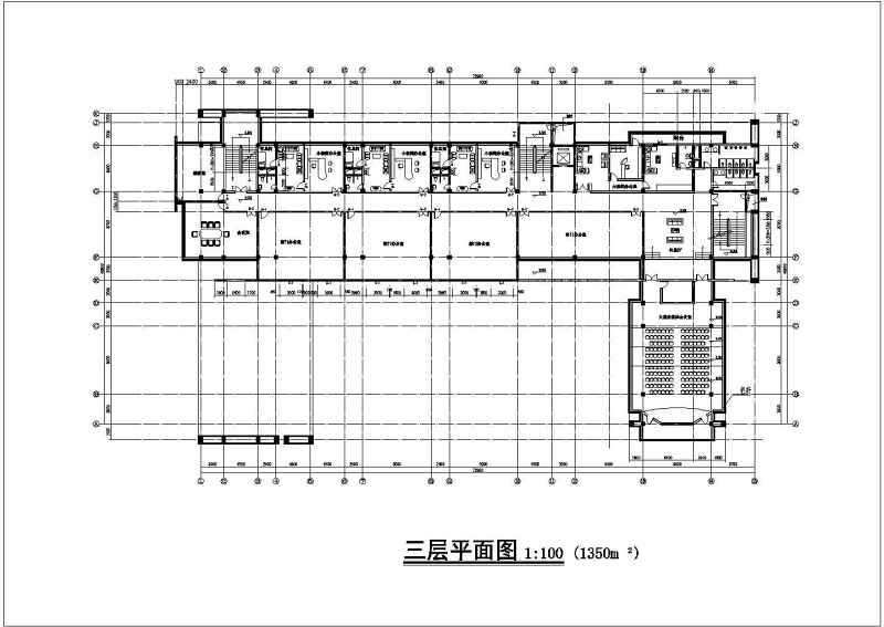 某<a href=https://www.yitu.cn/su/7872.html target=_blank class=infotextkey>地</a>多层电厂<a href=https://www.yitu.cn/su/8081.html target=_blank class=infotextkey>办公<a href=https://www.yitu.cn/su/8159.html target=_blank class=infotextkey>楼</a></a>建筑施工图