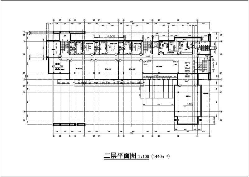 某<a href=https://www.yitu.cn/su/7872.html target=_blank class=infotextkey>地</a>多层电厂<a href=https://www.yitu.cn/su/8081.html target=_blank class=infotextkey>办公<a href=https://www.yitu.cn/su/8159.html target=_blank class=infotextkey>楼</a></a>建筑施工图