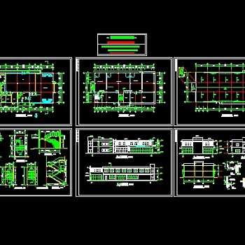 某厂房办公楼建筑图