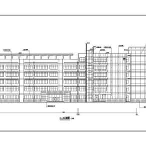 某地六层砖混结构街道办办公楼建筑设计施工图