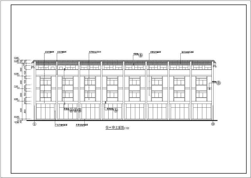 商铺建筑全套<a href=https://www.yitu.cn/su/7590.html target=_blank class=infotextkey>设计</a>CAD施工图