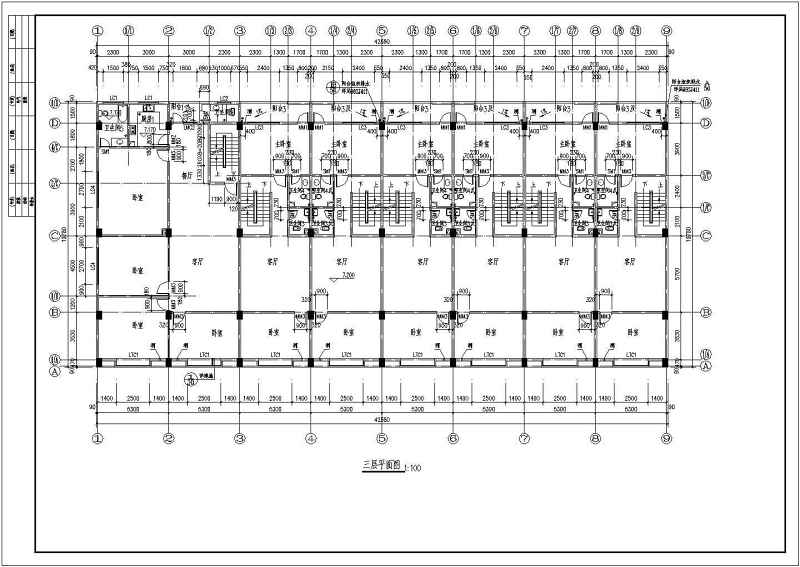 商铺建筑全套<a href=https://www.yitu.cn/su/7590.html target=_blank class=infotextkey>设计</a>CAD施工图