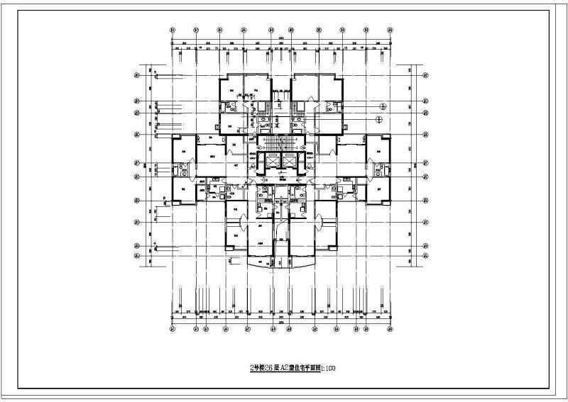 某高层住宅及<a href=https://www.yitu.cn/su/7987.html target=_blank class=infotextkey>小区</a>建模<a href=https://www.yitu.cn/su/7590.html target=_blank class=infotextkey>设计</a>cad施工<a href=https://www.yitu.cn/su/7937.html target=_blank class=infotextkey>图纸</a>