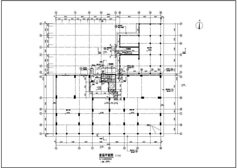 小高层商住<a href=https://www.yitu.cn/su/8159.html target=_blank class=infotextkey>楼</a>施工<a href=https://www.yitu.cn/su/7590.html target=_blank class=infotextkey>设计</a>图