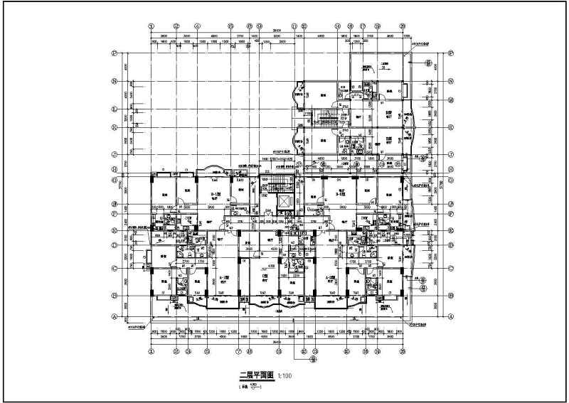 小高层商住<a href=https://www.yitu.cn/su/8159.html target=_blank class=infotextkey>楼</a>施工<a href=https://www.yitu.cn/su/7590.html target=_blank class=infotextkey>设计</a>图