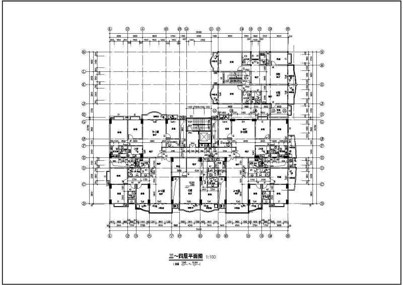 小高层商住<a href=https://www.yitu.cn/su/8159.html target=_blank class=infotextkey>楼</a>施工<a href=https://www.yitu.cn/su/7590.html target=_blank class=infotextkey>设计</a>图