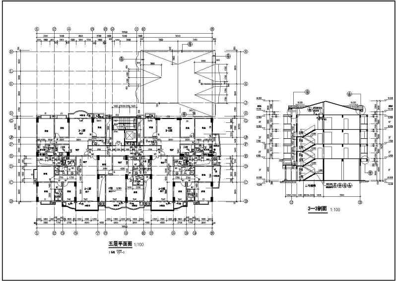 小高层商住<a href=https://www.yitu.cn/su/8159.html target=_blank class=infotextkey>楼</a>施工<a href=https://www.yitu.cn/su/7590.html target=_blank class=infotextkey>设计</a>图