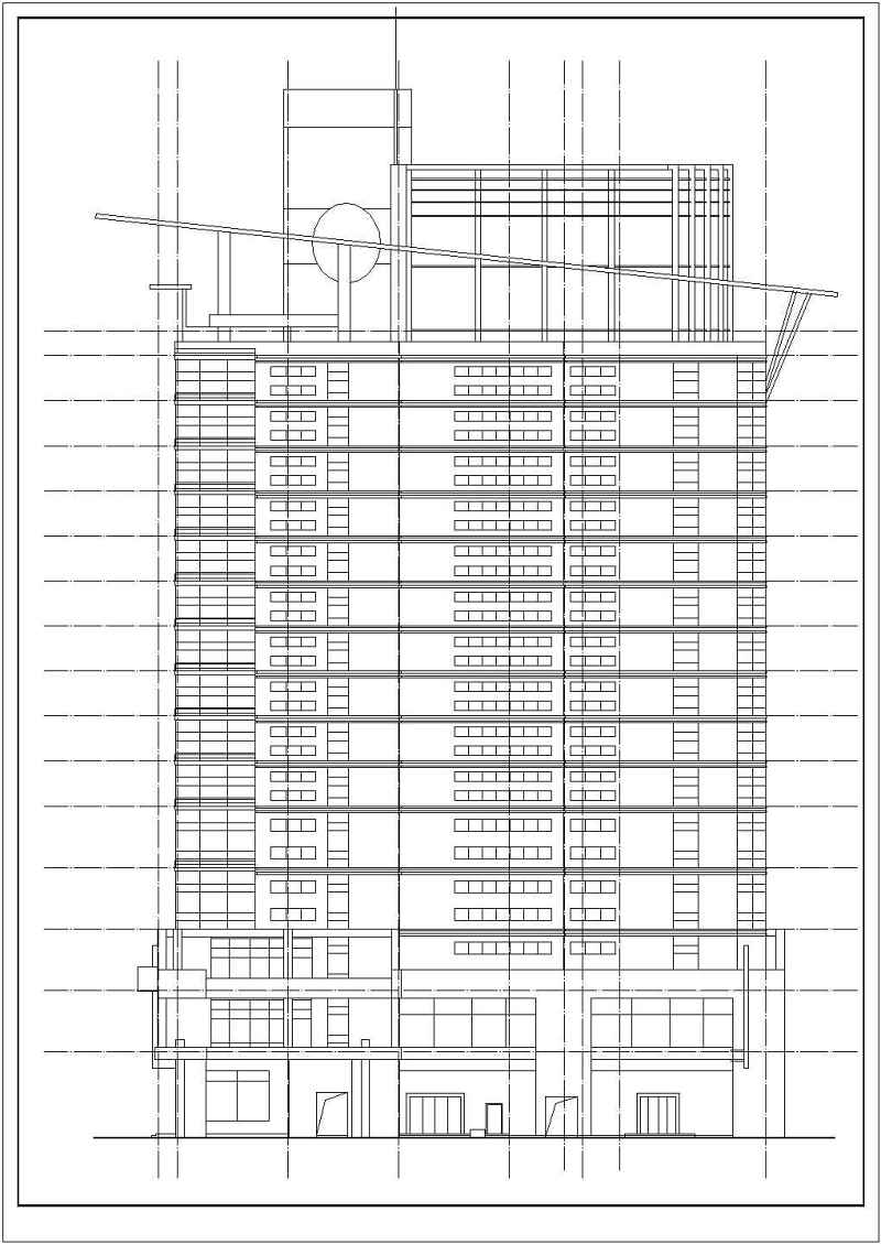 某高层综合商业<a href=https://www.yitu.cn/su/8081.html target=_blank class=infotextkey>办公<a href=https://www.yitu.cn/su/8159.html target=_blank class=infotextkey>楼</a></a>cad施工图