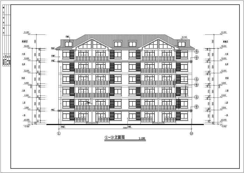 精选多层高层住宅单元<a href=https://www.yitu.cn/su/8159.html target=_blank class=infotextkey>楼</a>建筑<a href=https://www.yitu.cn/su/7590.html target=_blank class=infotextkey>设计</a>图（共40套）