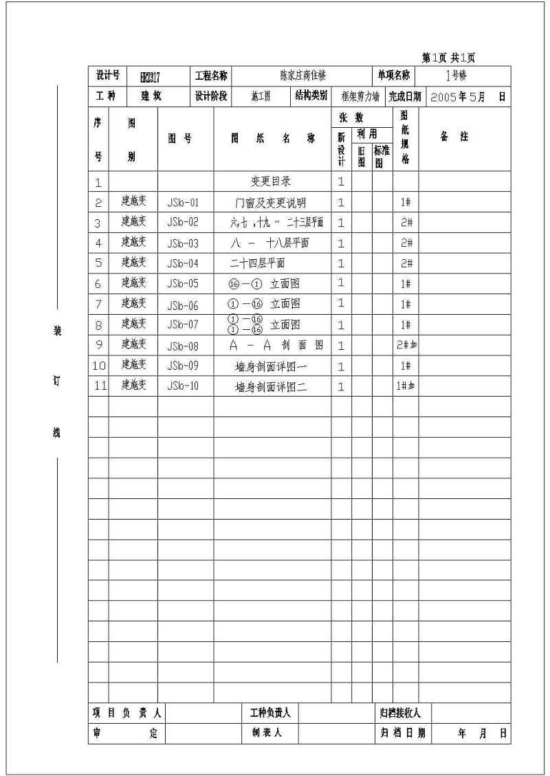 某<a href=https://www.yitu.cn/su/7637.html target=_blank class=infotextkey>框架</a>剪力墙结构高层商住<a href=https://www.yitu.cn/su/8159.html target=_blank class=infotextkey>楼</a>变更<a href=https://www.yitu.cn/su/7590.html target=_blank class=infotextkey>设计</a>cad全套建施图