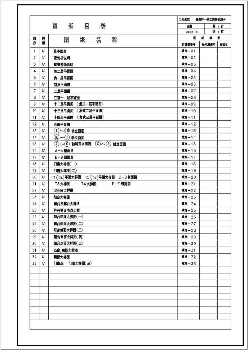 某中高层商住<a href=https://www.yitu.cn/su/8159.html target=_blank class=infotextkey>楼</a><a href=https://www.yitu.cn/su/7590.html target=_blank class=infotextkey>设计</a>cad全套建筑施工图