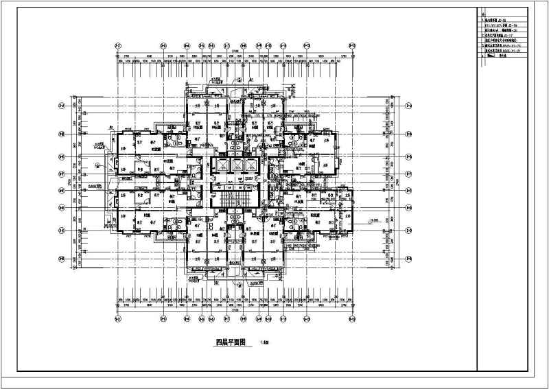 某高层商住<a href=https://www.yitu.cn/su/8159.html target=_blank class=infotextkey>楼</a><a href=https://www.yitu.cn/su/7590.html target=_blank class=infotextkey>设计</a>cad全套建筑施工图