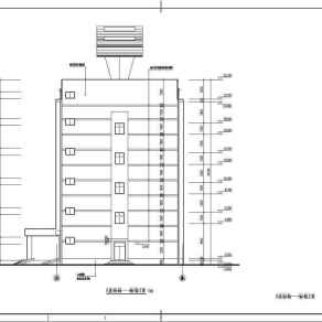 某地五层办公楼结构设计施工图（含建筑设计）