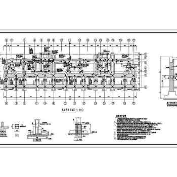 某多层框架结构住宅全套图纸（条形基础）