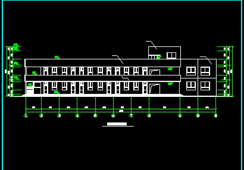 某小学教学<a href=https://www.yitu.cn/su/8159.html target=_blank class=infotextkey>楼</a>CAD建筑全套施工图