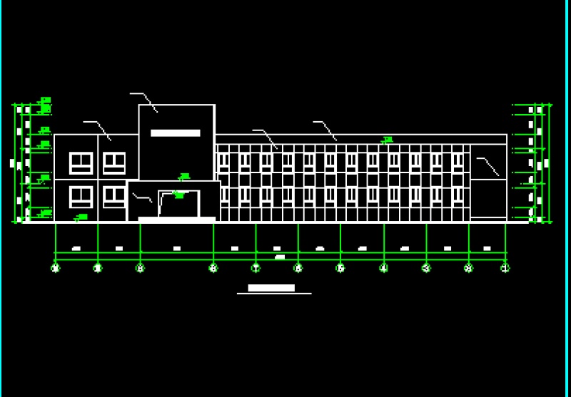 某小学教学<a href=https://www.yitu.cn/su/8159.html target=_blank class=infotextkey>楼</a>CAD建筑全套施工图