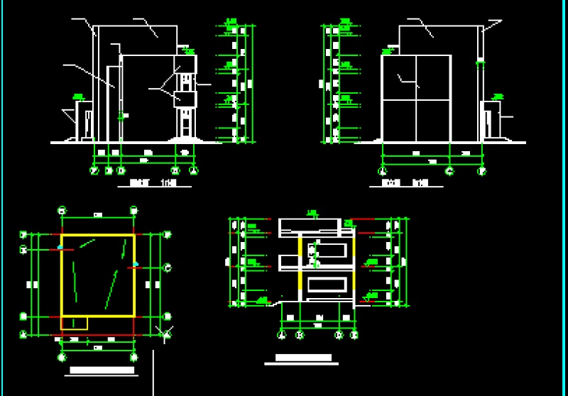 某小学教学<a href=https://www.yitu.cn/su/8159.html target=_blank class=infotextkey>楼</a>CAD建筑全套施工图