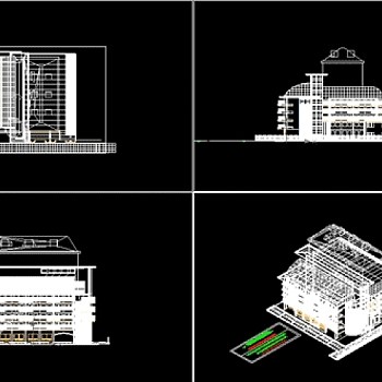 高层3D建筑模型图