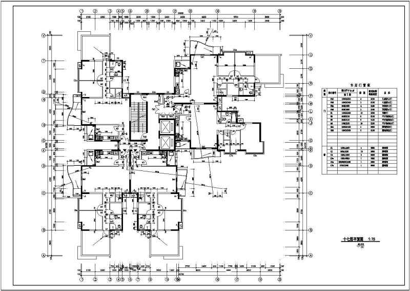 某高层全套建筑施工图