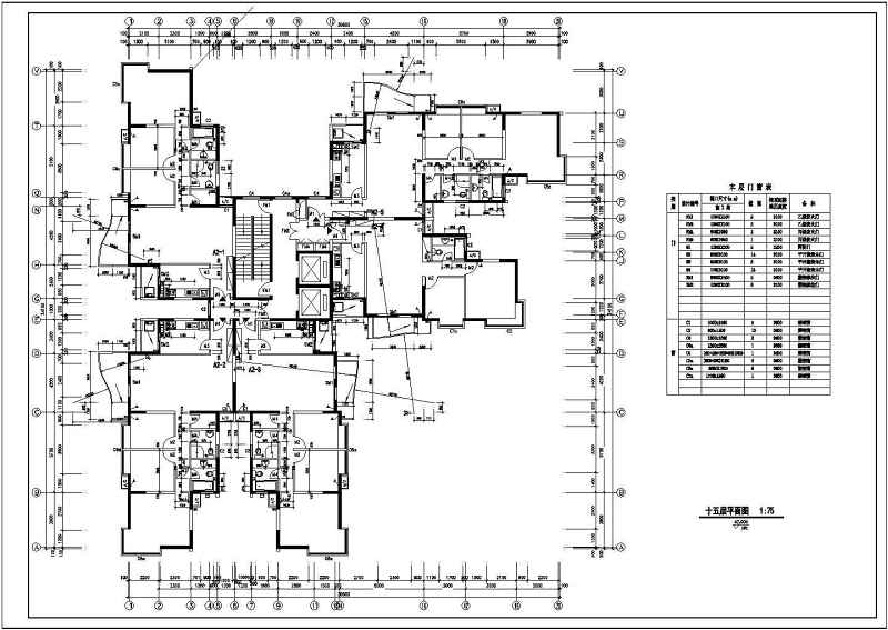 某高层全套建筑施工图