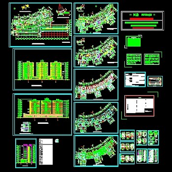 盘锦市某新村高层住宅楼建筑施工图