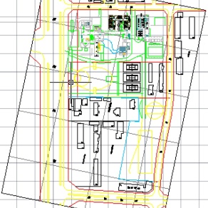 上海华盛国税园规划图及单体总体建筑图纸、整体效果图3D模型