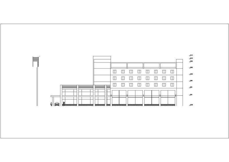 某<a href=https://www.yitu.cn/su/7798.html target=_blank class=infotextkey>城市</a>多层步行商业街建筑<a href=https://www.yitu.cn/su/7590.html target=_blank class=infotextkey>设计</a>方案图