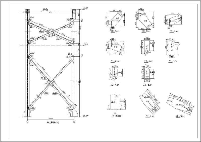 某25米跨度轻<a href=https://www.yitu.cn/su/8096.html target=_blank class=infotextkey>钢结构</a>厂房<a href=https://www.yitu.cn/su/7590.html target=_blank class=infotextkey>设计</a>施工<a href=https://www.yitu.cn/su/7937.html target=_blank class=infotextkey>图纸</a>