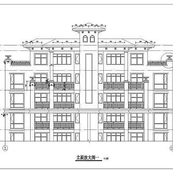 全套经典高层建筑cad施工图