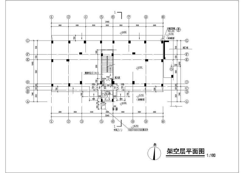 全套经典高层建筑cad施工图