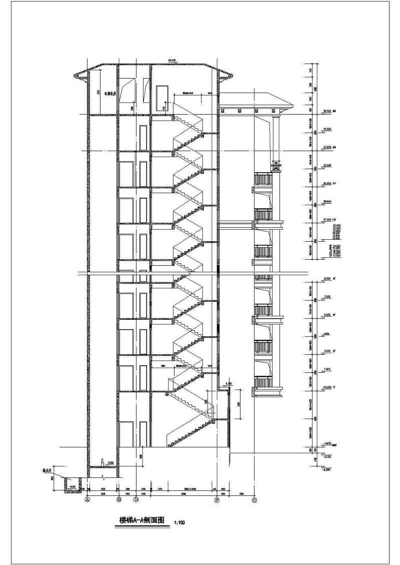 全套经典高层建筑cad施工图