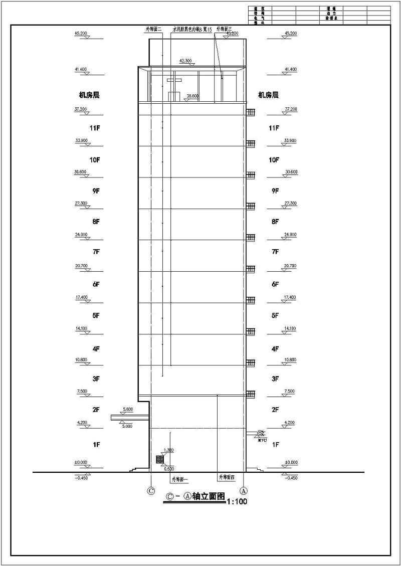 某<a href=https://www.yitu.cn/su/7872.html target=_blank class=infotextkey>地</a>11层<a href=https://www.yitu.cn/su/7637.html target=_blank class=infotextkey>框架</a>结构小高层写字<a href=https://www.yitu.cn/su/8159.html target=_blank class=infotextkey>楼</a>建筑<a href=https://www.yitu.cn/su/7590.html target=_blank class=infotextkey>设计</a>施工图