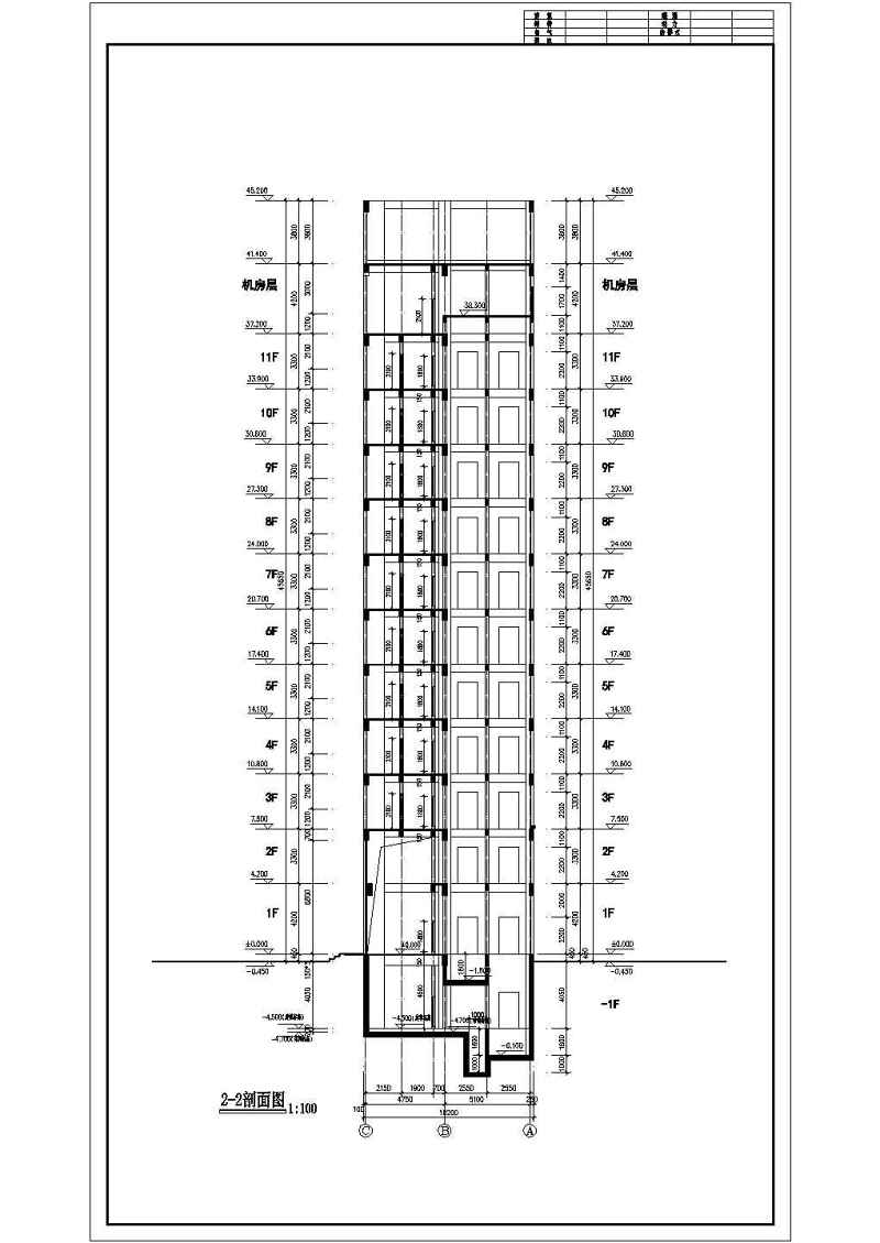 某<a href=https://www.yitu.cn/su/7872.html target=_blank class=infotextkey>地</a>11层<a href=https://www.yitu.cn/su/7637.html target=_blank class=infotextkey>框架</a>结构小高层写字<a href=https://www.yitu.cn/su/8159.html target=_blank class=infotextkey>楼</a>建筑<a href=https://www.yitu.cn/su/7590.html target=_blank class=infotextkey>设计</a>施工图