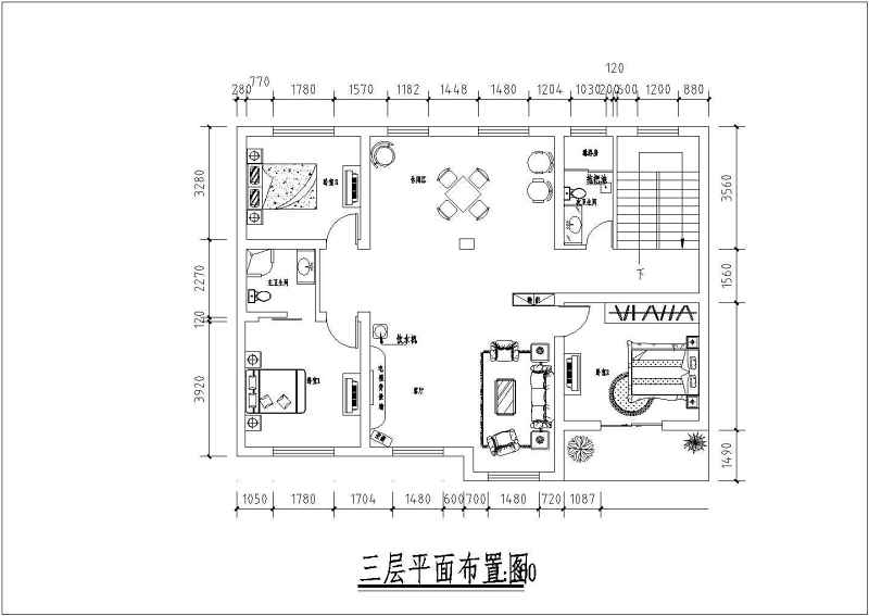 某<a href=https://www.yitu.cn/su/7872.html target=_blank class=infotextkey>地</a>新农村<a href=https://www.yitu.cn/su/7989.html target=_blank class=infotextkey>小型</a>别墅装修<a href=https://www.yitu.cn/su/7590.html target=_blank class=infotextkey>设计</a>施工图