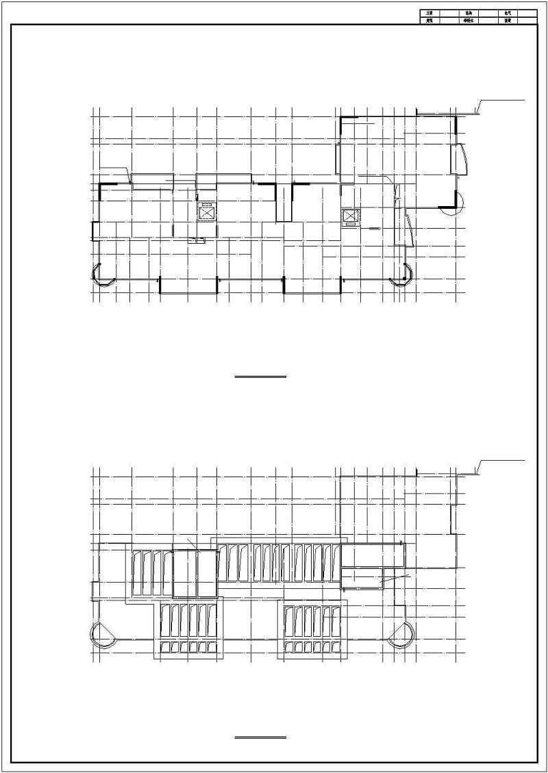 小高层商住<a href=https://www.yitu.cn/su/8159.html target=_blank class=infotextkey>楼</a>cad施工图