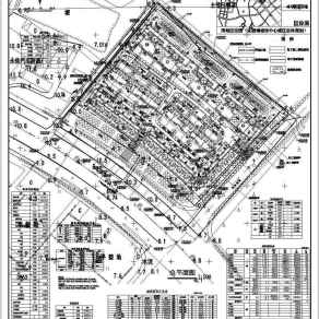 某城市住宅小区总平面建筑规划方案图